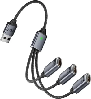 USB-C 3-poorts oplaadkabel (2 stuks)