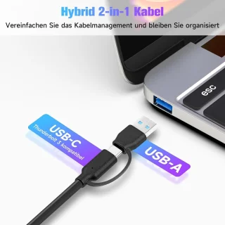USB-C 3.2 7-poorts hub