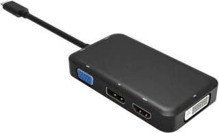 USB-C 4-poorts multi-adapter 20 cm