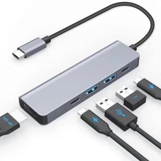 USB-C 5-in-1 Hub - Multiport Adapter
