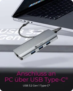 USB-C 6-in-1 dockingstation