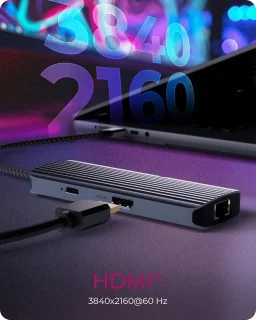 USB-C 6-in-1 dockingstation