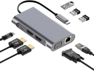 USB-C 8-in-1 Dockingstation