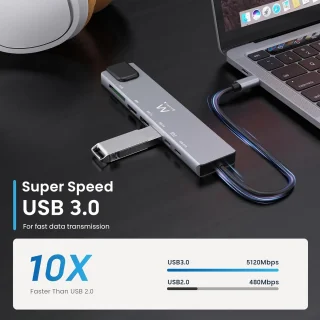 USB-C 8-in-1 Dockingstation