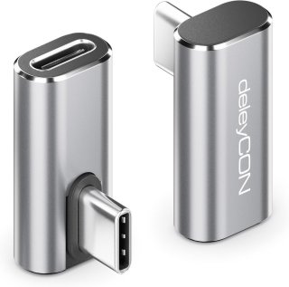 De USB-C 90° Adapter - Aluminium in één oogopslag