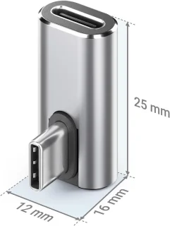 USB-C 90° Adapter - Aluminium