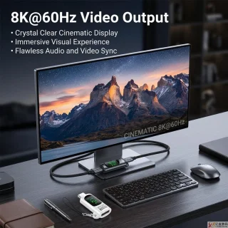 USB C-adapter 240 W – 2 pack – Type C met led-display – ShopVlot