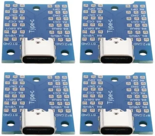 USB-C adapter board 4 stuks USB 3.1 Type-C