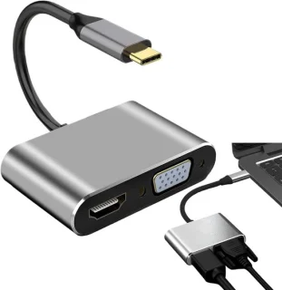 USB-C Adapter - Grijs