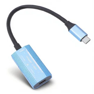 USB C-adapter oplaadkabel hub blauw
