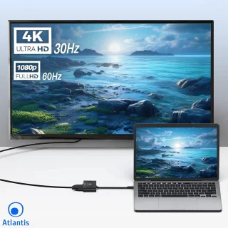 USB-C adapter Type-C hub zwart