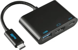 USB-C adapter - Zwart