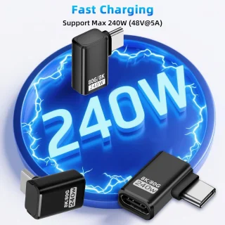 USB-C Adapterset - Type-C Extender - Zwart