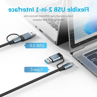 USB-C Aluminium Multiport Adapter voor MacBook Pro/Air