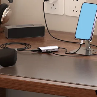 USB-c AR-adapter - type c dockingstation - zwart