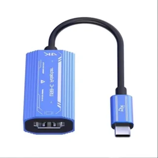 USB C converter blauw