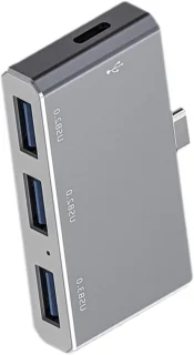 USB C Dock - Type-C Hub - Grijs