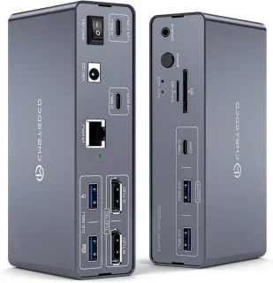 USB-C docking station 12-in-1