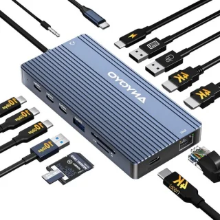 USB-C docking station 14-in-1