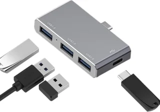 Usb-c docking station 4-in-1