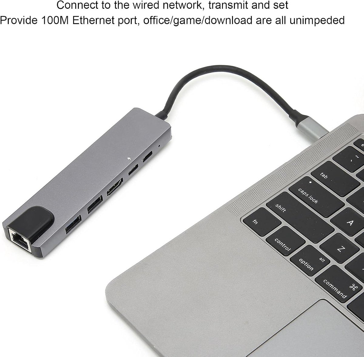 Wat vinden we goed aan de USB-C Docking Station 6-in-1 Laptop Hub Adapter