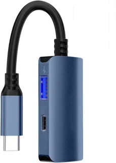 USB-C docking station grijs