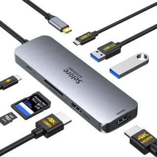 Usb-c docking station hub adapter