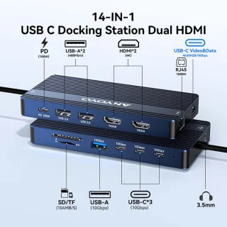 USB-C Docking Station Hub