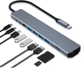 USB-C Docking Station Hub voor MacBook en Windows
