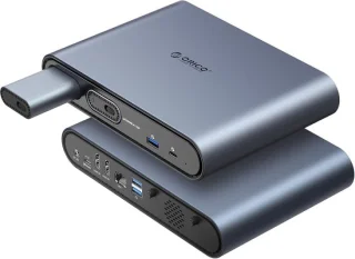 USB-C docking station met dual M.2 SSD enclosure