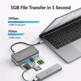 USB-C Docking Station met M.2 Behuizing