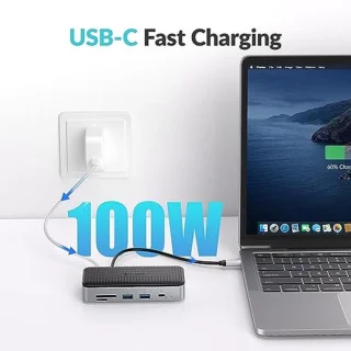 USB-C Docking Station met M.2 Behuizing
