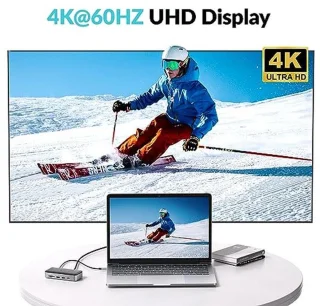 USB-C Docking Station met M.2 Behuizing