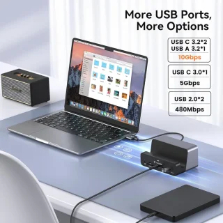 USB-C Docking Station Stand