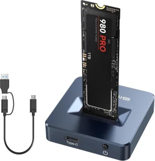 USB-C Docking Station voor M.2 NVMe & NGFF SSD