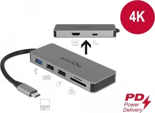 USB-C Docking Station voor mobiele apparaten