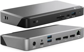 USB-C Dockingstation 11-poorts Zilver