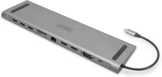 USB-C dockingstation 11-poorts zilver
