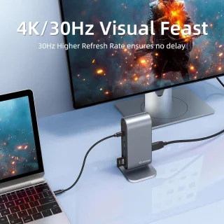 USB-C Dockingstation 12-in-1