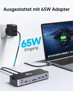 USB-C Dockingstation 15-in-1
