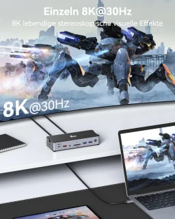 USB-C Dockingstation 15-in-1