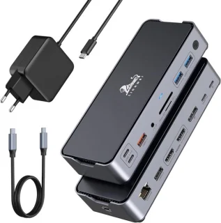 USB-C dockingstation 15-in-1 - ShopVlot