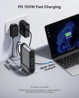 USB-C Dockingstation 17-in-1