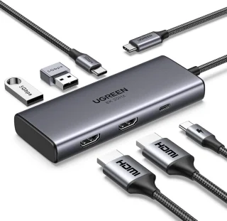 USB-C Dockingstation 6-in-1