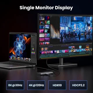 USB-C Dockingstation 6-in-1