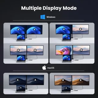 USB-C Dockingstation 6-in-1