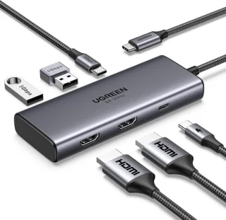 USB-C Dockingstation 6-in-1