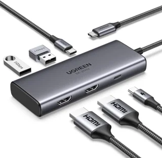 USB-C Dockingstation 6-in-1