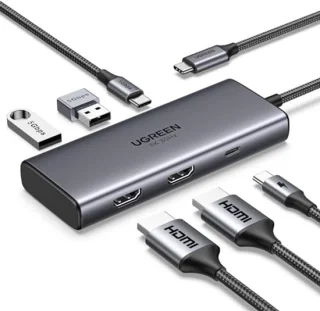 USB-C Dockingstation 6-in-1