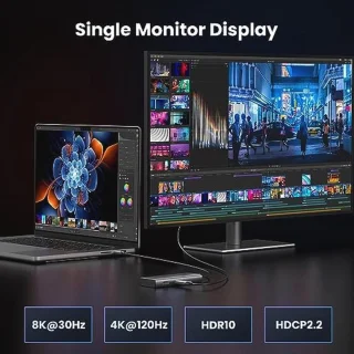 USB-C Dockingstation 6-in-1